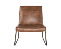 Sunpan Anton Lounge Chair - Bravo Cognac/Bravo Cream/Vintage Black