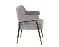 Sunpan Derome Dining Armchair - Bravo Admiral/Portabella/Polo Club Stone