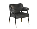 Sunpan Derome Dining Armchair - Bravo Admiral/Portabella/Polo Club Stone