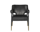 Sunpan Derome Dining Armchair - Bravo Admiral/Portabella/Polo Club Stone