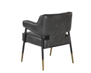 Sunpan Derome Dining Armchair - Bravo Admiral/Portabella/Polo Club Stone