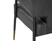 Sunpan Derome Dining Armchair - Bravo Admiral/Portabella/Polo Club Stone