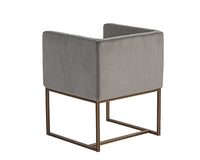 Sunpan Kwan Lounge Chair - Antonio Charcoal/Polo Club Stone
