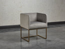 Sunpan Kwan Lounge Chair - Antonio Charcoal/Polo Club Stone