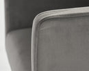 Sunpan Kwan Lounge Chair - Antonio Charcoal/Polo Club Stone