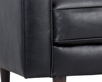 Sunpan Donnie Armchair - Coal Black/Dark Grey/Havana Dark Brown/Light Grey/Tobacco Tan