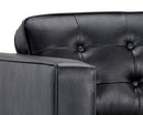Sunpan Donnie Armchair - Coal Black/Dark Grey/Havana Dark Brown/Light Grey/Tobacco Tan