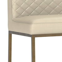 Sunpan Leighland Counter Stool - Castillo Cream / Coal Black / Havana Dark Brown / Overcast Grey / Light Grey