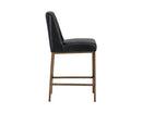Sunpan Leighland Counter Stool - Castillo Cream / Coal Black / Havana Dark Brown / Overcast Grey / Light Grey