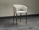 Sunpan Asher Counter Stool - Flint Grey and Napa Taupe / Sparrow Grey and Napa Black