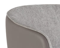 Sunpan Asher Counter Stool - Flint Grey and Napa Taupe / Sparrow Grey and Napa Black