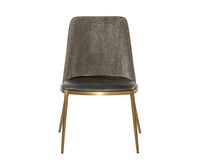 Sunpan Dover Dining Chair - Bravo Portabella and Sparrow Grey / Napa Stone and Polo Club Stone