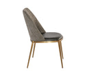 Sunpan Dover Dining Chair - Bravo Portabella and Sparrow Grey / Napa Stone and Polo Club Stone