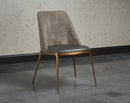 Sunpan Dover Dining Chair - Bravo Portabella and Sparrow Grey / Napa Stone and Polo Club Stone
