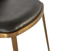 Sunpan Dover Dining Chair - Bravo Portabella and Sparrow Grey / Napa Stone and Polo Club Stone