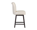 SUNPAN Hamlet Swivel Counter Stool - Castillo Cream/Havana Dark Brown