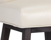 SUNPAN Hamlet Swivel Counter Stool - Castillo Cream/Havana Dark Brown