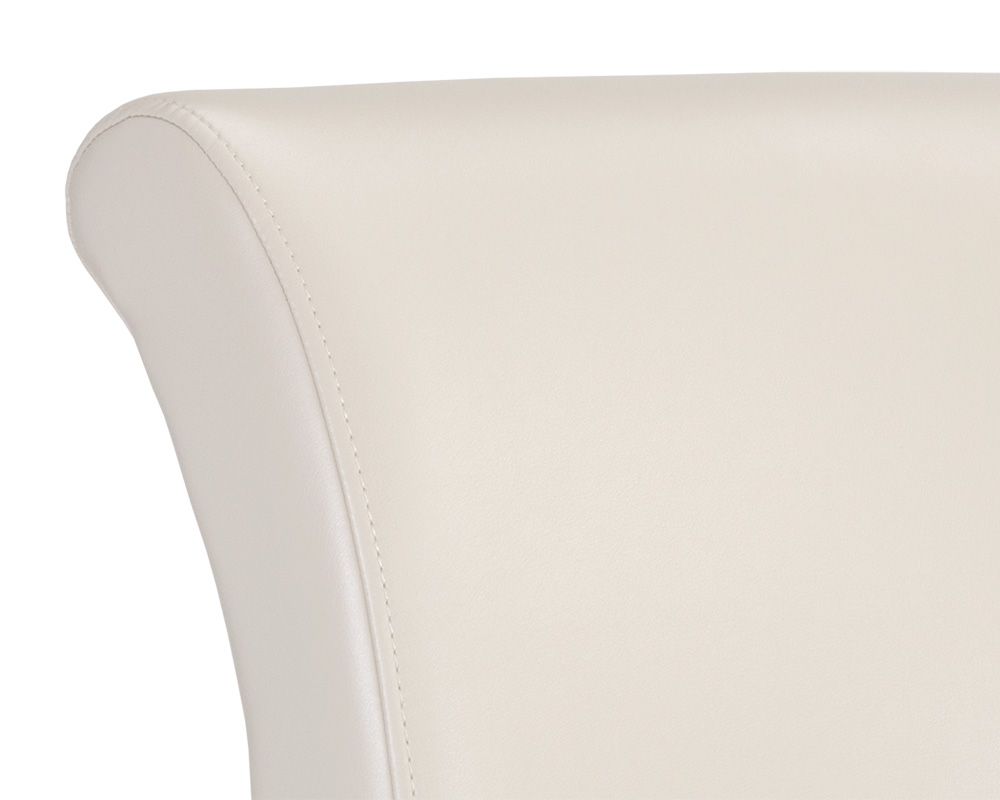 SUNPAN Hamlet Swivel Counter Stool - Castillo Cream/Havana Dark Brown
