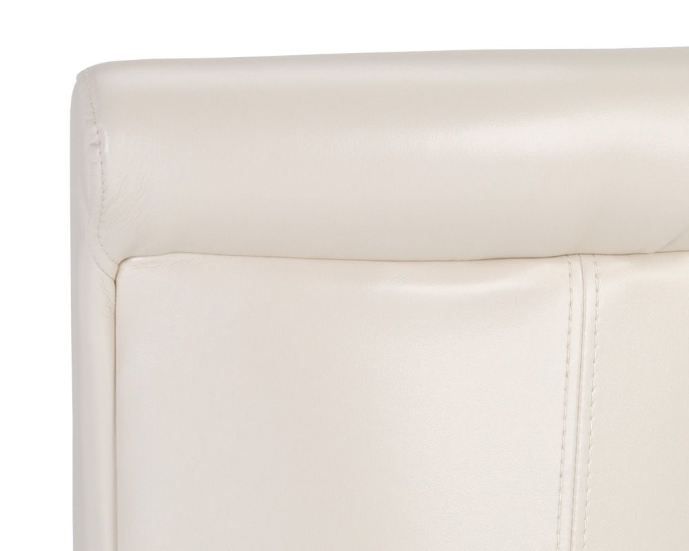 SUNPAN Hamlet Swivel Counter Stool - Castillo Cream/Havana Dark Brown