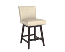 Sunpan Vintage Swivel Counter Stool - Brown/Castillo Cream/Coal Black/Havana Dark Brown/Overcast Grey
