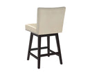 Sunpan Vintage Swivel Counter Stool - Brown/Castillo Cream/Coal Black/Havana Dark Brown/Overcast Grey