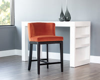 Sunpan Hayden Counter Stool - Autumn Orange/Bravo Cream/Bravo Portabella/Marble/Metropolis Blue/Quarry