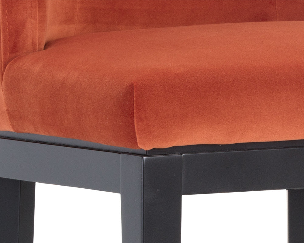 Sunpan Hayden Counter Stool - Autumn Orange/Bravo Cream/Bravo Portabella/Marble/Metropolis Blue/Quarry