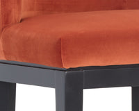 Sunpan Hayden Counter Stool - Autumn Orange/Bravo Cream/Bravo Portabella/Marble/Metropolis Blue/Quarry