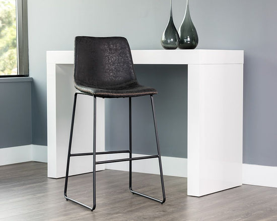 SUNPAN Cal Barstool - Antique Black, Grey - Set pf Two