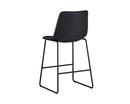 SUNPAN Cal Counter Stool - Antique Black, Brown, Grey - Set of TWO