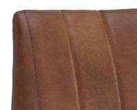 Sunpan Drew Dining Chair - Black - Bravo Cognac/Bravo Portabella/Light Grey - Set of Two