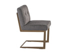 Sunpan Virelles Dining Chair - Bravo Black/Zenith Graphite Grey/Zenith Soft Grey