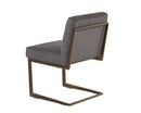 Sunpan Virelles Dining Chair - Bravo Black/Zenith Graphite Grey/Zenith Soft Grey