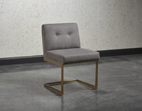 Sunpan Virelles Dining Chair - Bravo Black/Zenith Graphite Grey/Zenith Soft Grey