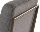 Sunpan Virelles Dining Chair - Bravo Black/Zenith Graphite Grey/Zenith Soft Grey