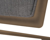 Sunpan Virelles Dining Chair - Bravo Black/Zenith Graphite Grey/Zenith Soft Grey