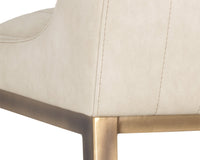 Sunpan Halden Barstool - Bravo Cream/Bravo Metal/Vintage Black/Vintage Blue/Vintage Cognac