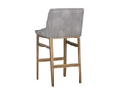 Sunpan Halden Barstool - Bravo Cream/Bravo Metal/Vintage Black/Vintage Blue/Vintage Cognac