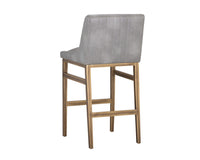 Sunpan Halden Barstool - Bravo Cream/Bravo Metal/Vintage Black/Vintage Blue/Vintage Cognac