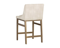 Sunpan Halden Counter Stool - Beige Linen/Bravo Cream/Bravo Metal/Vintage Black/Vintage Blue/Vintage Cognac