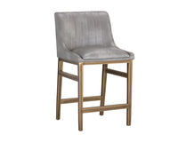 Sunpan Halden Counter Stool - Beige Linen/Bravo Cream/Bravo Metal/Vintage Black/Vintage Blue/Vintage Cognac