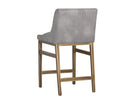 Sunpan Halden Counter Stool - Beige Linen/Bravo Cream/Bravo Metal/Vintage Black/Vintage Blue/Vintage Cognac
