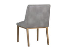 Sunpan Halden Dining Chair - Beige Linen/Bravo Cream/Bravo Metal/Vintage Black/Vintage Blue/Vintage Cognac-Set of Two