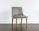 Sunpan Halden Dining Chair - Beige Linen/Bravo Cream/Bravo Metal/Vintage Black/Vintage Blue/Vintage Cognac-Set of Two