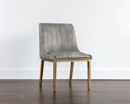 Sunpan Halden Dining Chair - Beige Linen/Bravo Cream/Bravo Metal/Vintage Black/Vintage Blue/Vintage Cognac-Set of Two