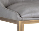 Sunpan Halden Dining Chair - Beige Linen/Bravo Cream/Bravo Metal/Vintage Black/Vintage Blue/Vintage Cognac-Set of Two