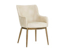 Sunpan Franklin Dining Armchair - Beige Linen/Bravo Cream/ Vintage Black/Vintage Blue