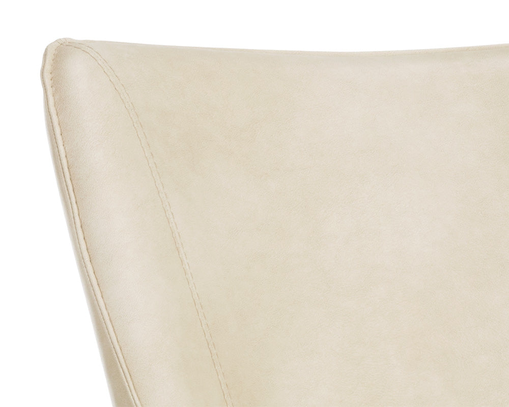 Sunpan Franklin Dining Armchair - Beige Linen/Bravo Cream/ Vintage Black/Vintage Blue