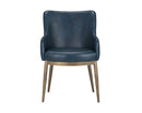 Sunpan Franklin Dining Armchair - Beige Linen/Bravo Cream/ Vintage Black/Vintage Blue