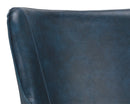 Sunpan Franklin Dining Armchair - Beige Linen/Bravo Cream/ Vintage Black/Vintage Blue